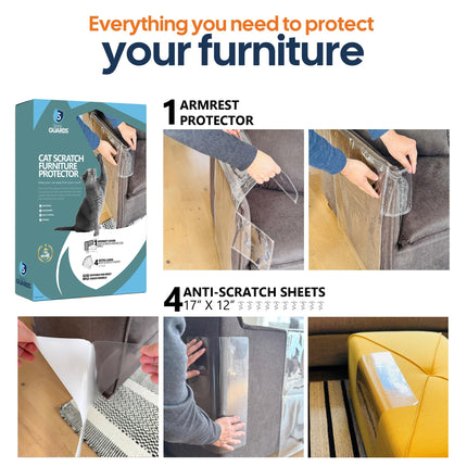 Sleek Guards cat scratch furniture protector – product detail image