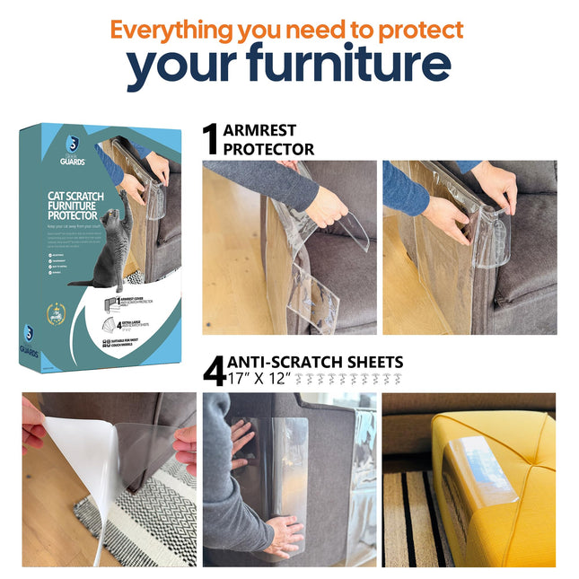 Sleek Guards cat scratch furniture protector – product detail image