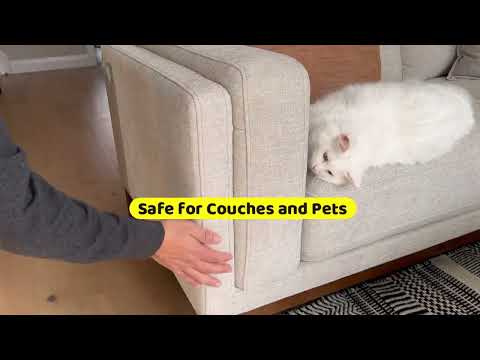Cat Scratch Furniture Protector, Roll 16"x79" Custom-Cut Clear Couch Guard, Sleek Guards